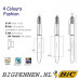 BIC® 4 Colours Fashion balpen